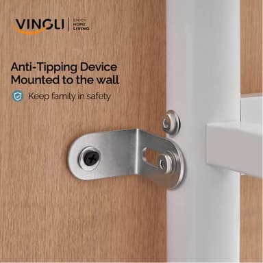 VINGLI Loft Bed Twin for Kids Loft Bunk Bed Frame with Stairs/Flat Ladder Rung,Metal Single Loft for Adults, No Box Spring Required, White - Image 4