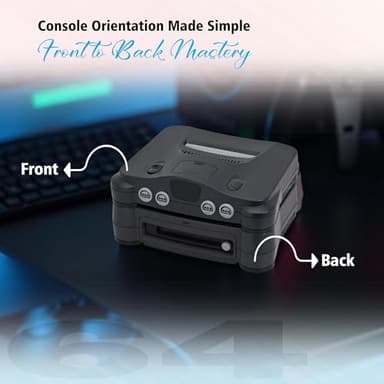 Nintendo 64 Console Premium with 2 Controllers, 256KB Memory Card, HDMI Cable (Renewed) - Image 3