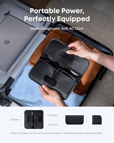 Anker Nano Charging Station, 130W Fast Charging, 6-Port Slim USB C Charger with 4 USB C, 2 USB A Ports, Compact, for iPhone 17, iPad, MacBook, Pixel, Galaxy, Home, Office and Travel (Non-Battery) - Image 6