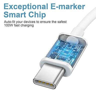 iPhone 17 16 15 Charger Fast Charging Type C Chargers USB C Charger Block iPhone 17 16 15 Air Pro Max Chargers with 6FT Cable for iPhone 17/17 Plus/17 Pro Max/16/16 Plus/16 Pro Max/15 Pro Max/iPad Pro - Image 2