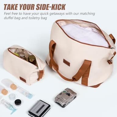 Cosbarn 5 Piece Luggage Sets with Spinner Wheels, Hardshell ABS Suitcase Set with Tsa Lock, Lightweight Hardside Waterproof Travel Suitcases for Men Women, Grey (20"/24"/28") - Image 5