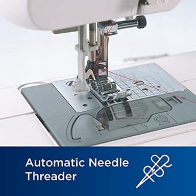 Brother Sewing and Quilting Machine, Computerized, 165 Built-in Stitches, LCD Display, Wide Table, 8 Included Presser Feet, White, 20x12x17 - Image 6