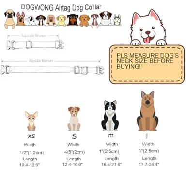 DOGWONG Airtag Cotton Hemp Dog Collar, Heavy-Duty Dog Collar with Airtag Holder Pink Natural Fabric Pet Cute Puppy Necklace for Small Medium Large Dogs - Image 6