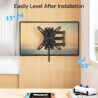 MOUNTUP Lockable RV TV Mount for 13-43 Inch TVs - Full Motion Swivel RV TV Bracket with Pull Cord Lock, Space Saving Design for Camper, Trailer, Motorhome, Truck - Max 33lbs & VESA 200x200mm, MU2101 - Image 8