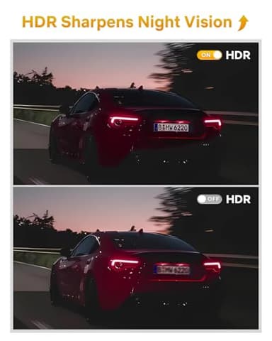 GKU Dash Cam Front and Rear, 4K 60fps＋2.5k Dashcam,STARVIS Sensor, HDR, 5G WiFi GPS, 24H Parking Mode, Night Vision, 170°Wide Angle, Dash Camera for Cars with 1.47 Display, 64G SDcard (Midnight) - Image 5