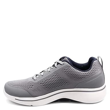 Skechers Men's Gowalk Arch Fit-Athletic Workout Walking Shoe with Air Cooled Foam Sneaker, Grey/Navy, 12 X-Wide - Image 6