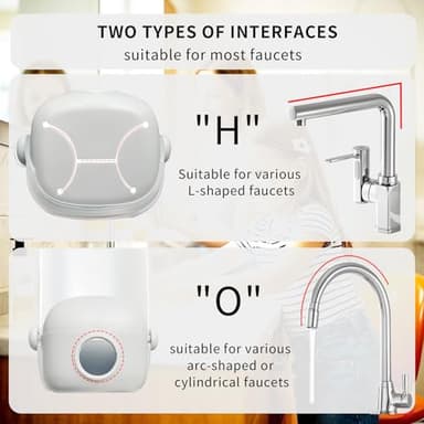 KOMIDK Faucet Extender for Bathroom Sink Faucet Extender for Toddlers Bathroom Sink Kitchen Bathtub (Grey) - Image 6