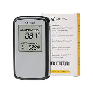 Airthings Corentium Home Radon Detector 223 Portable, Lightweight, Easy-to-Use, (3) AAA Battery Operated, USA Version, pCi/L - Image 5