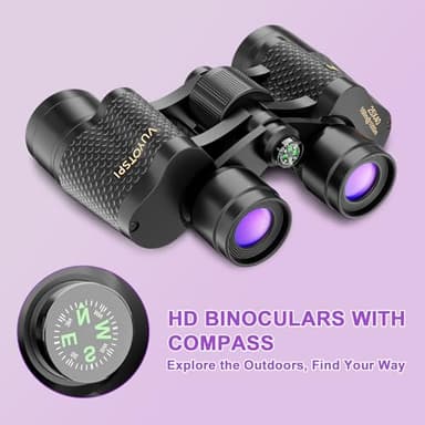 25x40 Binoculars for Adults High Powered with Compass, Compact HD Waterproof Binoculars for Bird Watching, Hunting, Concerts, Travel & Outdoor Adventures - Image 7