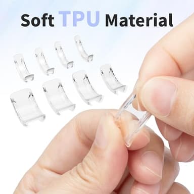 Ring Sizers for Loose Rings - 8 Pack Invisible Guards Resizer for Men and Women, Use 8 Width Sizes Easy-Clip Ring Adjuster, Spacers & Tighteners, Fit Almost Any Rings, Fits Bands Width to 1-8mm - Image 5