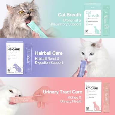 Dr.by Cat Breath Bronchial Supplements Cat Sneezing Treatment Asthma Cold Cough Nose Relief Respiratory&Immune Support with TF-343-30 lickable Formula Individually Packaged, Chicken (1 Pack (8.5OZ)) - Image 10