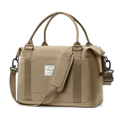 Weekender Bags for Women,Personal Item Travel Bag,Overnight Travel Duffel Bag with Expandable Shoes Compartment & Wet Pocket - Image 1