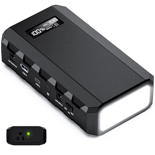 SinKeu Portable Power Bank with AC Outlet, 65W/110V Portable Laptop Charger with QC3.0 USB*1/USB-C *1, 88.8Wh/24000mAh Laptop Power Bank Fast Charging for Camping Travel Home Power Backup - Image 1