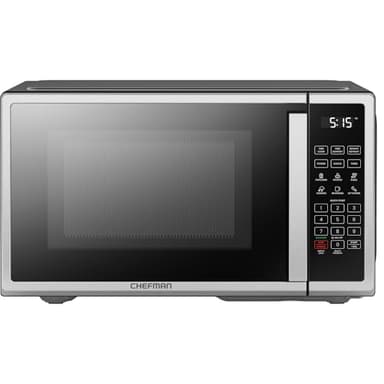 Chefman Countertop Microwave Oven 1.1 Cu. Ft. Digital Stainless Steel Microwave 1000 Watts with 6 Auto Menus, 10 Power Levels, Eco Mode, Memory, Mute Function, Child Safety Lock, Easy Clean - Image 1