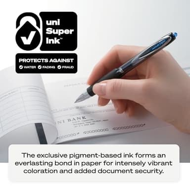 uni-ball 207 Retractable Gel Pens, Medium Point (0.7mm), Black, Pink Ribbon Edition, 12 Count - Image 7