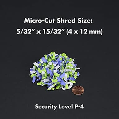 Aurora Professional Grade High Security 12-Sheet Micro-Cut Paper/CD and Credit Card Shredder/ 60 Minutes Continuous Run Time - Image 3