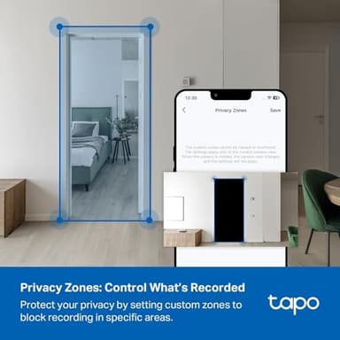 Tapo 2K 3MP Indoor/Outdoor Security Camera - Free Person/Motion/Baby Cry Detection, Color Night Vision, IP65 Weatherproof, SD/Cloud Storage, Works w/Alexa & Google Home, HybridCam (2-Pack) - Image 10