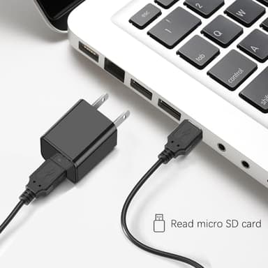 Keslom Wireless Smart USB Charger 1080P Spy Home Baby Monitor Surveillance Camera Detector Hidden Home WiFi Security Video Nanny Camera Motion Detection Remote View - Image 3