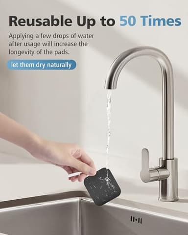 TENS Unit Replacement Pads 40PCS Value Pack, BHK-TENS Reusable Latex-Free Electrodes Pads Compatible with AUVON TENS, TENS 7000 Unit, Neocarbon TENS, Comfytemp TENS, Etekcity TENS, TENKER TENS(White) - Image 7