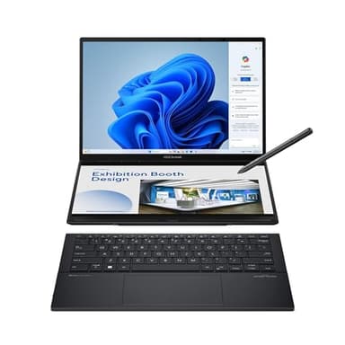 ASUS Zenbook DUO Laptop, Dual 14” OLED 3K 120Hz Touch Display, Evo, Intel Core Ultra 9 285H, Intel Arc Graphics, 32GB RAM, 1TB SSD, Windows 11, UX8406CA-PS99T - Image 1