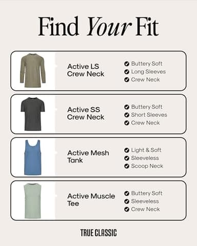 True Classic Workout Shirts for Men – Mens Shirts & Muscle Shirt for Men, Gym Shirt, Mens Tank Top and Athletic Base Layer, Quick-Dry Workout Tee, Pack of 1, Black, XL - Image 3