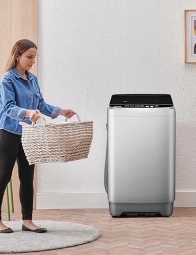 Portable Washing Machine - Compact 2.0 Cu.ft Portable Washer, Full-Automatic Top Loader for Space Saving, Ideal for Apartments, Homes, and Dorms, 10 Wash Cycles, Low Noise, IPX4 - Image 9