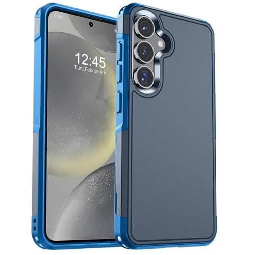 zapica Designed for Samsung Galaxy S24 Plus Case, [12 FT Military Grade Drop Protection] [Dual Layer Structure Design] Heavy Duty Shockproof Non-Slip Phone Cover for Galaxy S24+ 6.7 inch, Deep Blue - Image 1