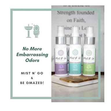 Mist N’ Go by Omaze Travel Bathroom Spray for Toilet Spray Odor Eliminator - Travel Toilet Spray for Bathroom Air Freshener Spray for Bathroom Deodorizer - Breeze Regular Size (2oz x1) - Image 7