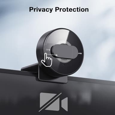 EMEET C950 4K Webcam for PC - 8 Megapixels 4K UHD, PDAF Autofocus, Noise-Canceling Mic, 70° FOV, 1080P@60FPS, Privacy Cover, USB 2.0 Plug&Play, No Tripod Hole, Ideal Webcam for Zoom/Teams/Google Meet - Image 8