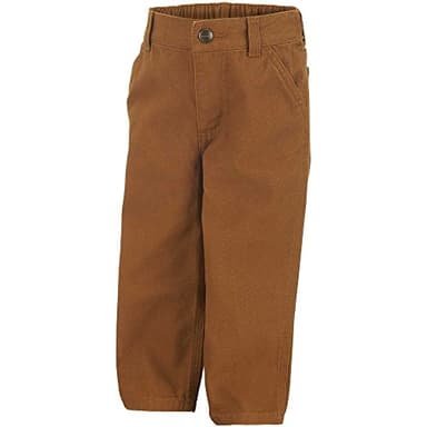 Carhartt Baby & Toddler Boys' Washed Dungaree Pants, Carhartt Brown, 4T