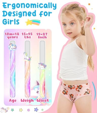 JAHSIYI Girls Underwear Size 6 100% Cotton Toddler Panties 6T Stretch Briefs Kids Clothes Underpants 6 Pack Mermaid Undies Small 6X 5-6 Years Old - Image 5