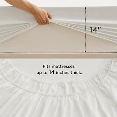 Bedsure Twin XL Comforter Set - Extra Long 5 Pieces Beige Twin XL Bedding Set for All Seasons, Boho Contrasting Design Bed in a Bag with Comforter, Sheets, Pillowcase & Sham - Image 2