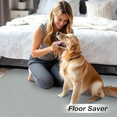 hyha Waterproof Dog Bed Blanket, Soft Pet Blankets, Waterproof Couch Cover for Dogs, Reversible Sofa Covers Washable for Furniture (30x70 Inch, Grey/Dark Grey) - Image 9