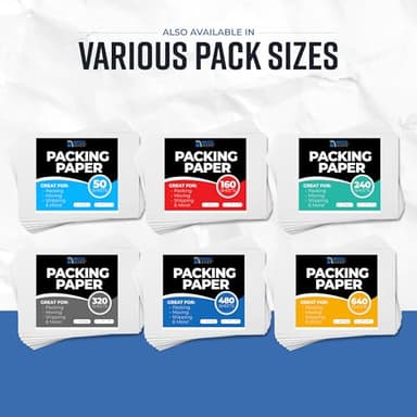 Bryco Goods Packing Paper Sheets for Moving - 20lb - 640 Sheets of Newsprint Paper - Must Have in Your Moving Supplies - 27" x 17" - Made in USA - Image 6