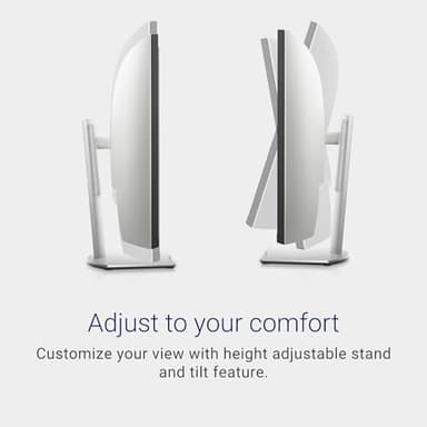 Dell S3221QS 32 Inch Curved 4K UHD (3840 x 2160), VA Ultra-Thin Bezel Monitor, 60Hz, 4MS Response Time, 90% DCI-P3, 99% sRGB, AMD FreeSync, HDMI, DisplayPort, Built in Speakers, VESA Certified, Silver - Image 6