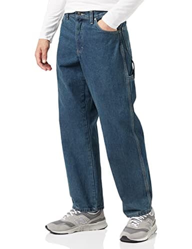 Dickies Mens Relaxed Fit Carpenter Jeans, Tinted Heritage Khaki, 40W x 32L US - Image 1