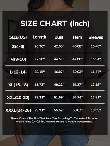 ATHMILE Oversized Workout Shirts for Women Loose Fit Crewneck Short Sleeve Summer Casual Blouse 2025 Y2K Tee Tops Black - Image 6