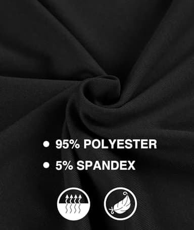 ZITY Mens Golf Shirt Short Sleeve Sport Moisture Wicking Performance Print Golf Polo Shirts for Men Collared Casual T-Shirt Black Orange XX-Large - Image 4