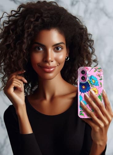 Coolwee for iPhone 16 Case for Women, with Screen Protector, Cute for Girls, 10ft Military Grade Protective Cover Slim Soft TPU Bumper for iPhone 16 Phone Case Clear Sunflower Floral - Image 3