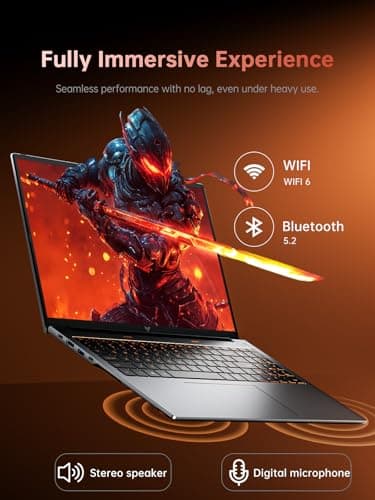 KAIGERR 2025 Laptop, Laptop with AMD Ryzen 7 6800H (8C/16T, Up to 4.7GHz), 16GB DDR5 512GB NVMe SSD Laptop Computer, 16-inch FHD Display, WiFi 6, Backlit KB - Image 7