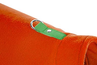Gooby Fleece Vest Dog Sweater - Pumpkin, Small - Warm Pullover Fleece Dog Jacket with O-Ring Leash for Small to Medium Dogs - Image 8