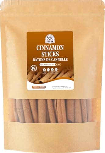 52USA Cinnamon Sticks, Cinnamon 4 oz (113g), Whole Cinnamon Sticks, 100% Raw, Kosher Certified, Gluten Free, Pure & Fresh Cinnamon, Perfect for Baking, Cooking & Beverages - Image 1