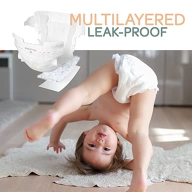 Baby Diapers Size 3(16-28lb),66 Count Babycozy Dry Disposable Diapers,Bouncy Soft Diapers Hypoallergenic Without Chlorine, Eco Friendly,Stop Overnight Diapers Leak - Image 6