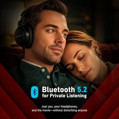 [Ultra-Slim 1.97"| Netflix Licensed | AI Auto Focus | 360° Stand] Smart Mini Projector with WiFi 6 & Bluetooth, Built-in Netflix/YouTube/Disney+/Hulu, DBPOWER N5 Movie Projector for Bedroom (Black) - Image 6