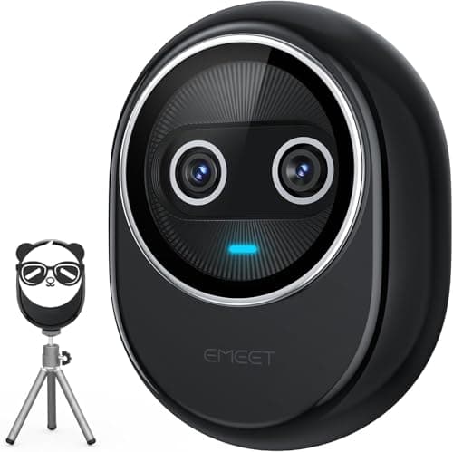 EMEET Piko+ Webcam 4K, World's 1st Dual-Camera AI-Powered 4K Webcam, 1/2.55'' Sony Sensor, 3 Mics&3 Sound Modes, Panda Magnetic Privacy Cover, USB C-C&C-A, Ideal for Livestreamers and Content Creators - Image 1