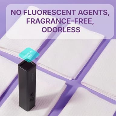 Serenorch Disposable Face Towels, 10" x 12", Ultra Thick Face Towelettes for Sensitive Skin, Extra Soft Makeup Remover Dry Wipes, 50 Count - Image 7