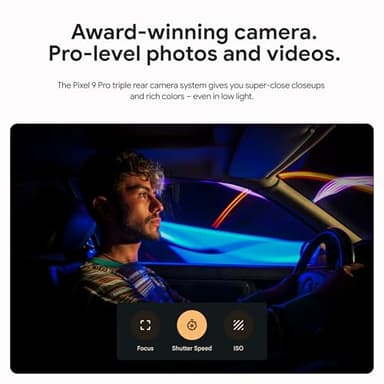 Google Pixel 9 Pro - Unlocked Android Smartphone with Gemini, Triple Rear Camera System, 24-Hour Battery, and 6.3" Super Actua Display - Porcelain - 512 GB - Image 3
