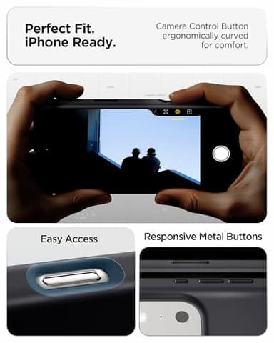 Spigen for iPhone 17 Pro Max Case, Silicone Fit MagFit [Compatible with MagSafe] - Black - Image 4