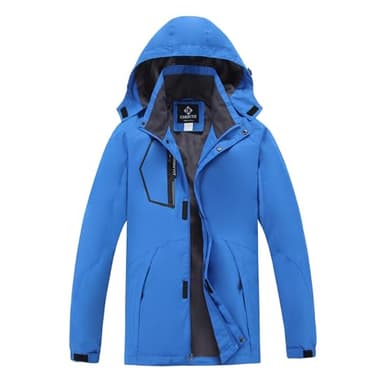 CorBuyit Men's Lightweight Rain Jacket with Hood, Waterproof Travel Jacket - Image 1