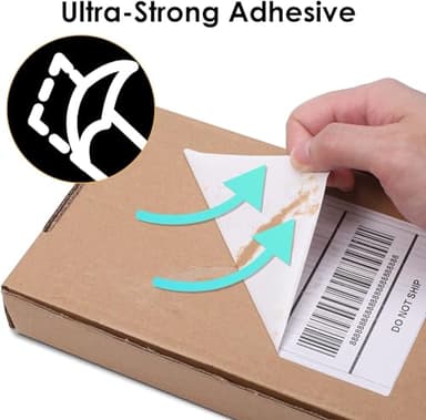 Omezizy 4x6 Thermal Labels, 2 Packs of 500 4x6 Fold Labels - Compatible with JADENS, ASprink, Phomemo, Rollo, Zebra, Omezizy and Other Thermal Printers - Image 4